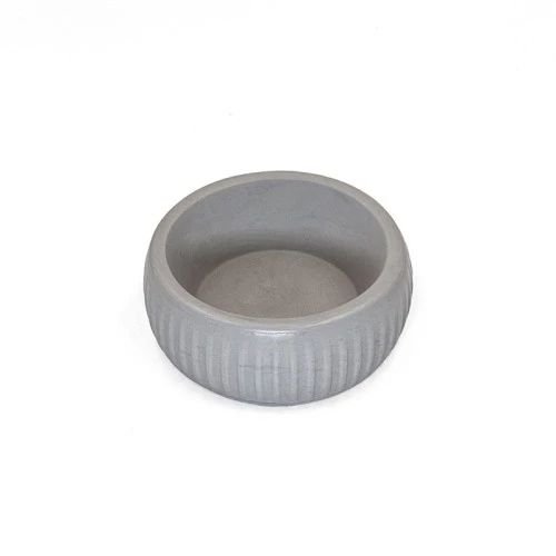 Mikopet Organik Seramik Mama Kabı Gri - 3