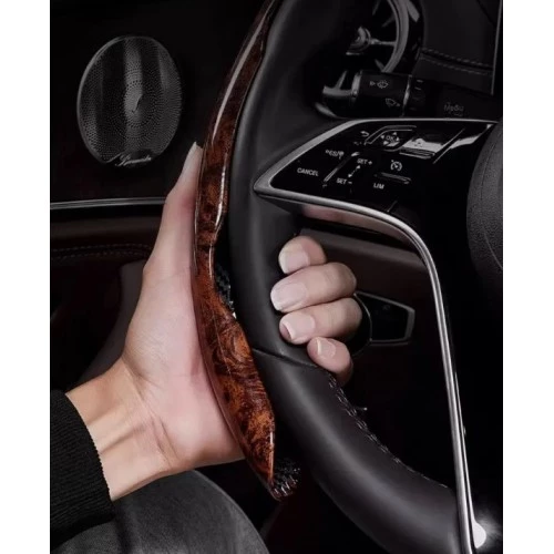 Ahşap Tasarımlı Direksiyon Simidi Koruma Kılıfı 2 li - Resim 5