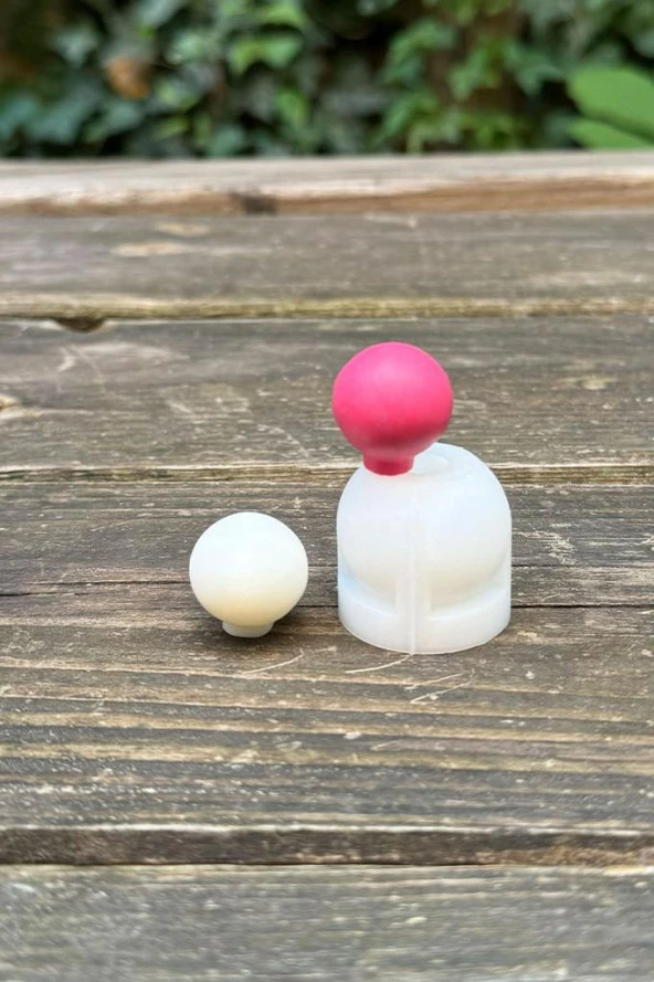 Küre 2cm Çap Silikon Mum Kalıbı - Resim 3