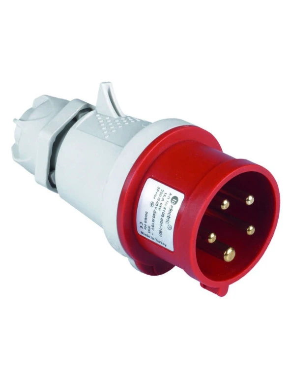 Tp Electric 3107-301-1601 5X32A IP44-Düz Fiş (Pasolu) ürün görseli