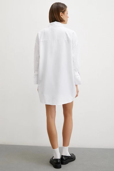 Gömlek Etek Elbise Takım Gri - 6