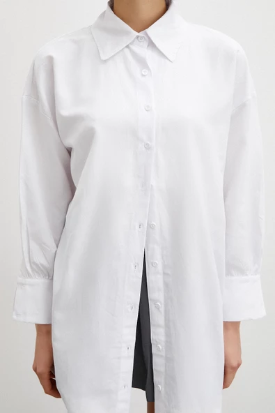 Gömlek Etek Elbise Takım Gri - 5