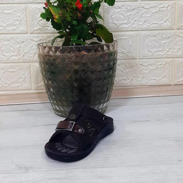 Fiyra Kajma Kahverengi renk Erkek Çocuk Günlük Terlik - 6