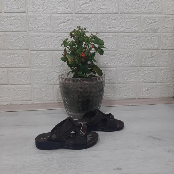 Fiyra Kajma Kahverengi renk Erkek Çocuk Günlük Terlik - 4