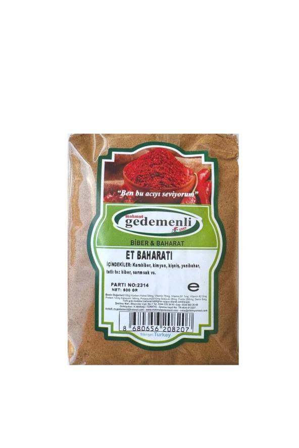 ET BAHARATI 500 GR ürün görseli
