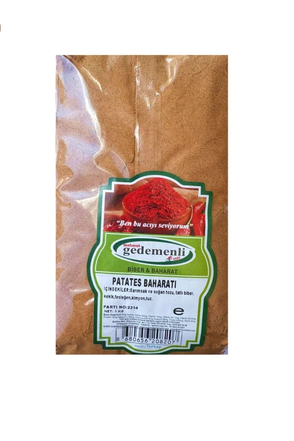 CİPS VE PATATES BAHARATI 1 KG ürün görseli