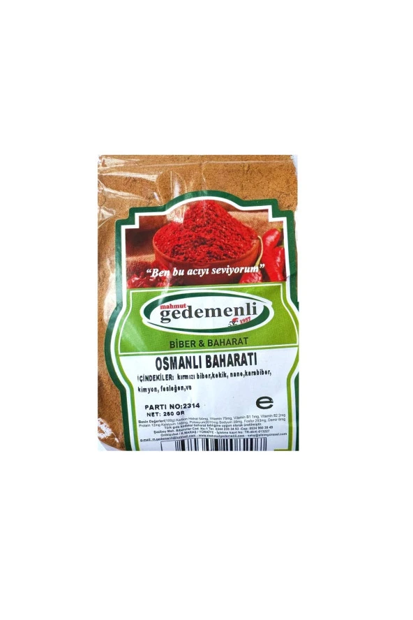 OSMANLI BAHARATI 250 GR ürün görseli