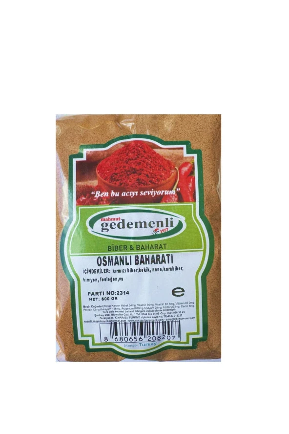 OSMANLI BAHARATI 500 GR ürün görseli