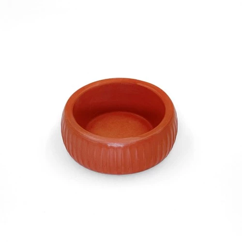 Periboia Mikopet Organik Seramik Mama Kabı Kiremit - 4