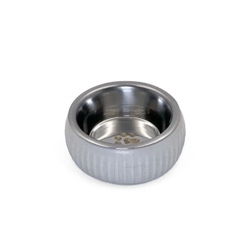 Periboia Mikopet Organik Seramik Mama Kabı Gri - 3