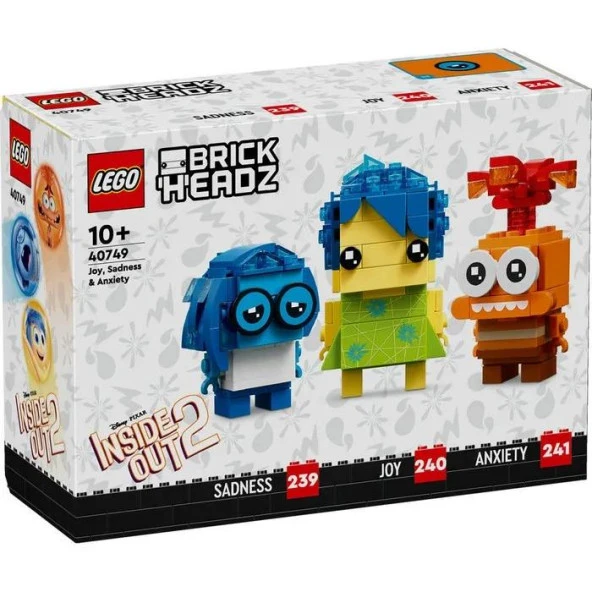 LEGO BrickHeadz 40749 Joy, Sadness and Anxiety