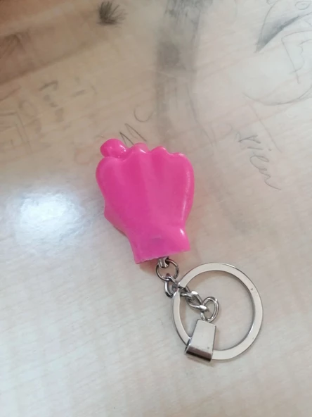 Periboia Pembe Renk Sevimli Muzip Anahtarlık Nah Anahtarlık