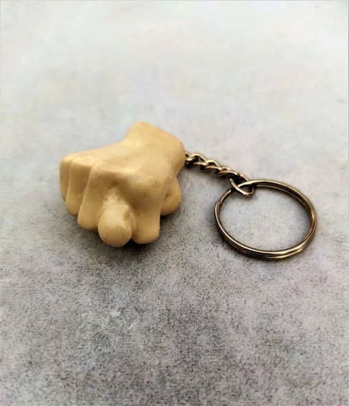 Periboia Ten Rengi Sevimli Muzip Anahtarlık Nah Anahtarlık