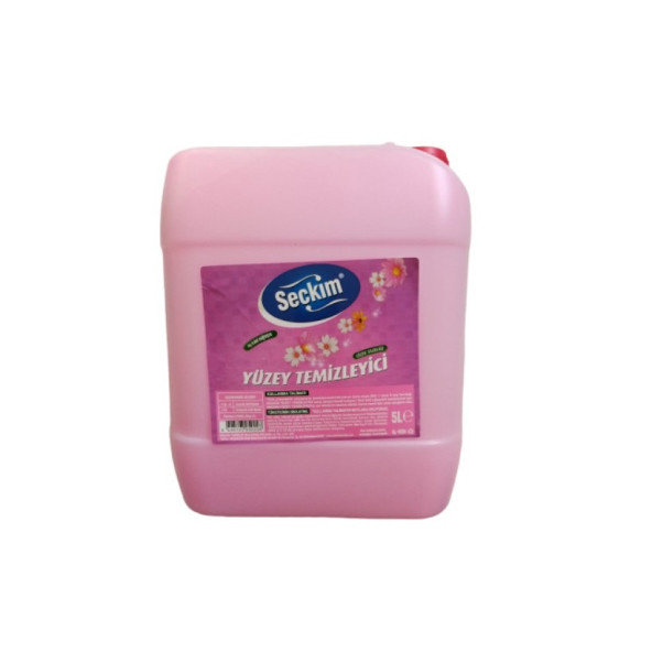 Seçkim Yüzey Temizleyici Çiçek Tazeliği 5 Litre X (4 Adet) - 2