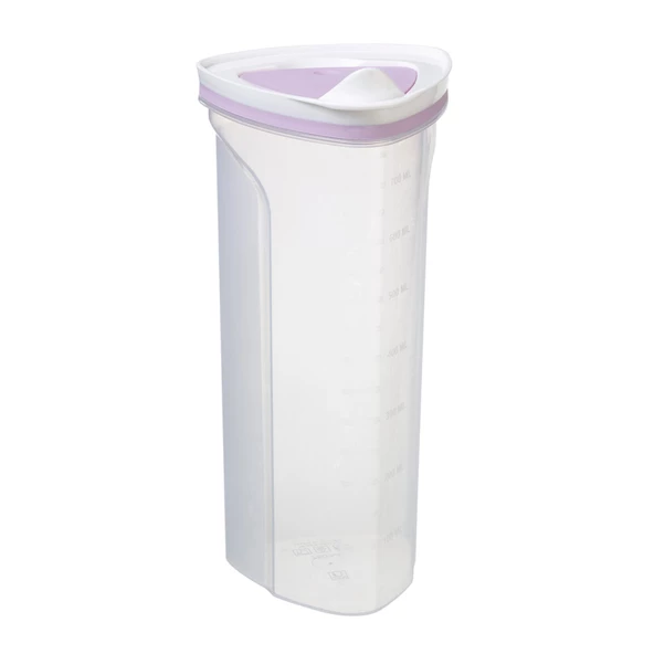 Periboia 1 Adet Üçgen Basmatik Kapaklı Ölçekli Sıvı Yağlık  Sosluk 750 ML - 2