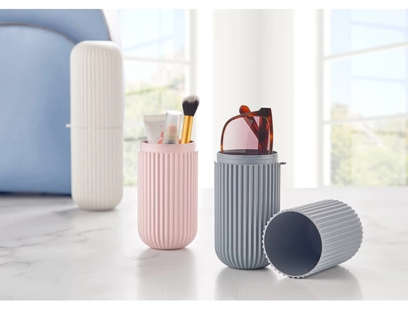 Periboia Çanta İçi Saklama Kutusu - Diş Fırçası Kutusu - Makyaj Kutusu - 2