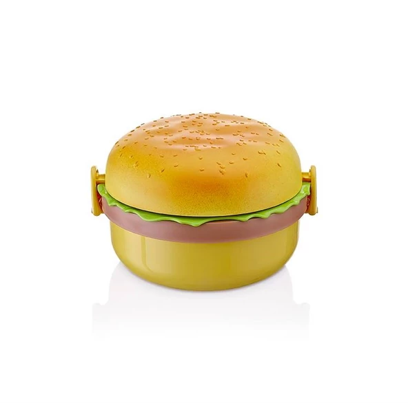 Periboia Hamburger Görünümlü Beslenme ve Saklama Kabı - 2