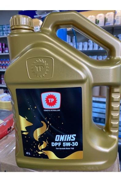 Türkiye Petrolleri Oniks Dpf Partiküllü 5w-30 4 Litre Motor Yağı