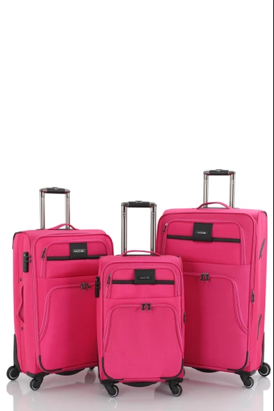 Mçs Üçlü Lüx Kumaş Valiz Seti V101 - 6