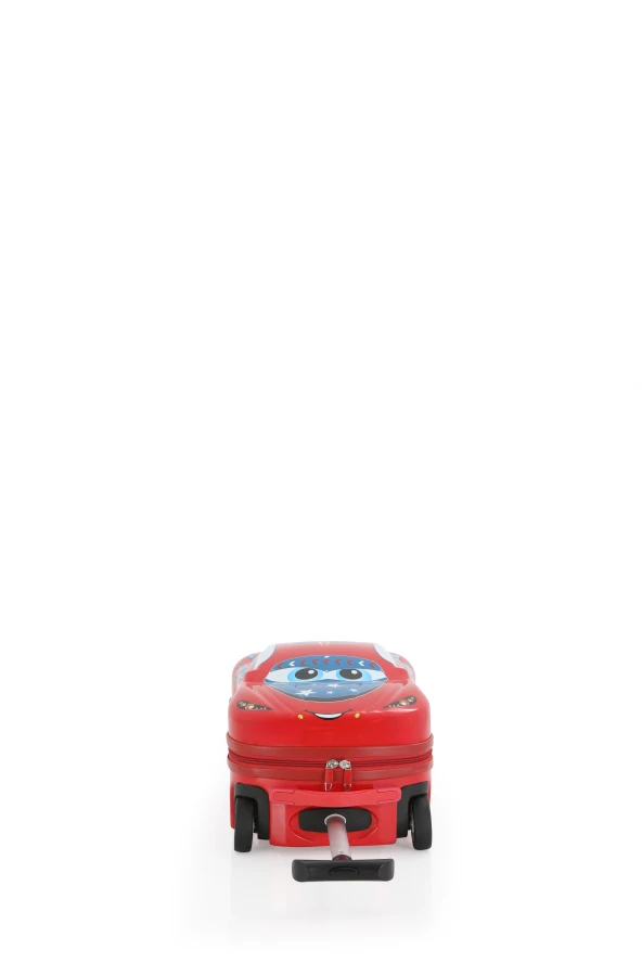 V306 ABS ÇOCUK VALİZ-ROCKET CAR KIRMIZI - 3