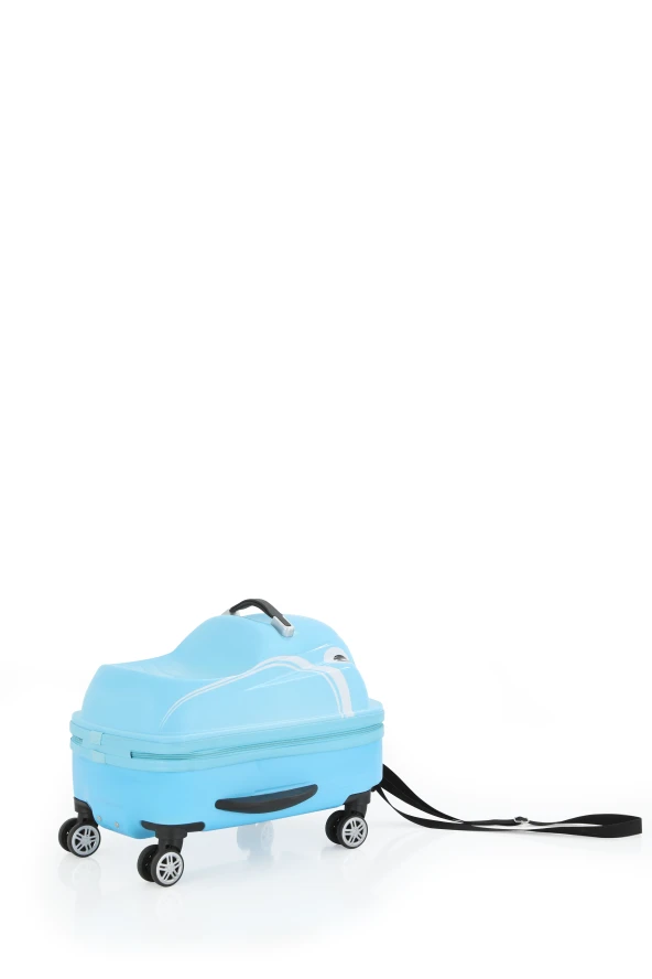 V367 ABS ÇOCUK VALİZ-MAVİ - 4