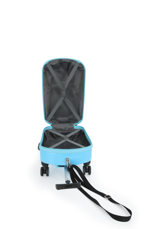 V367 ABS ÇOCUK VALİZ-MAVİ - 5