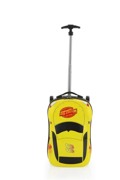 V306 ABS ÇOCUK VALİZ-YELLOW CAR