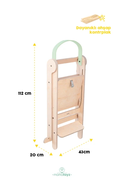 Fold Öğrenme Kulesi - Mint - 7