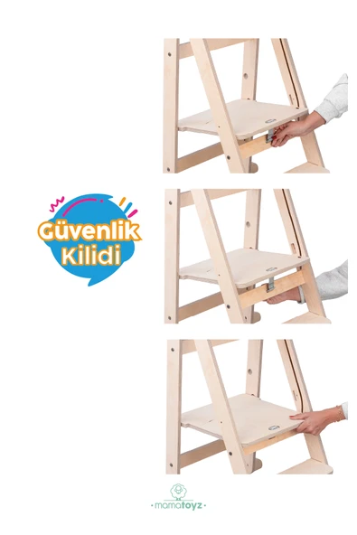 Fold Öğrenme Kulesi - Naturel - 5
