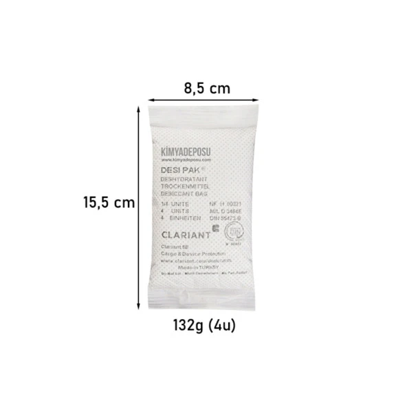 Nem Alıcı Aktif Kil Paketi 132 Gr 105 Adet - 2