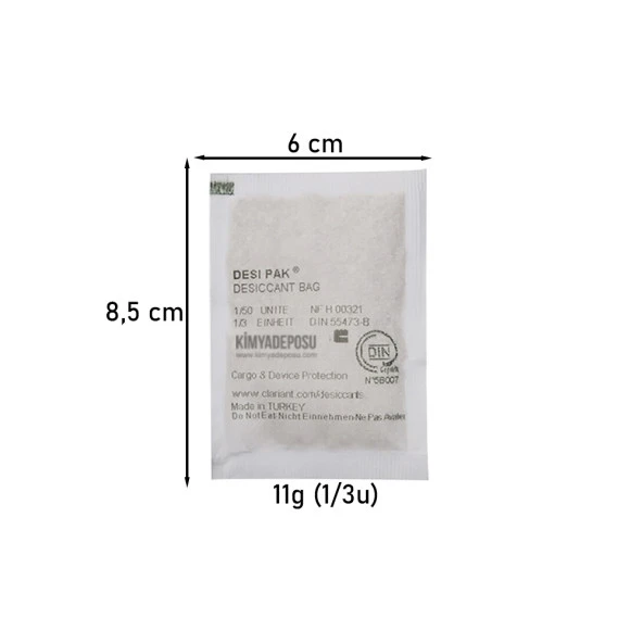 Nem Alıcı Aktif Kil Paketi 11 Gr 1040 Adet - 2