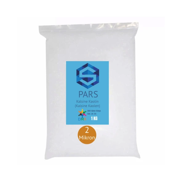 Kalsine Kaolin 2 Mikron 1 Kg