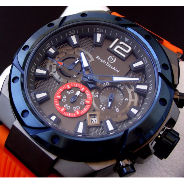 Sergio Tacchini ST.5.10003-4 Chronograph Sport Erkek Kol Saati