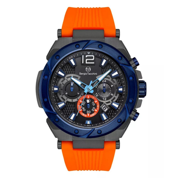 Sergio Tacchini ST.5.10003-4 Chronograph Sport Erkek Kol Saati - 11