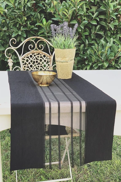 40x200 cm Lazer Kesim Modern Runner - 11