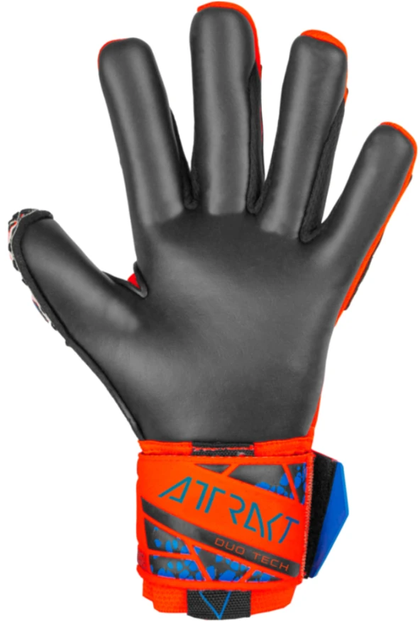 Reusch Attrakt Duo Hyper Orng / Elec Blue / Siyah Kaleci Eldiveni 5470025-2211 - Resim 2