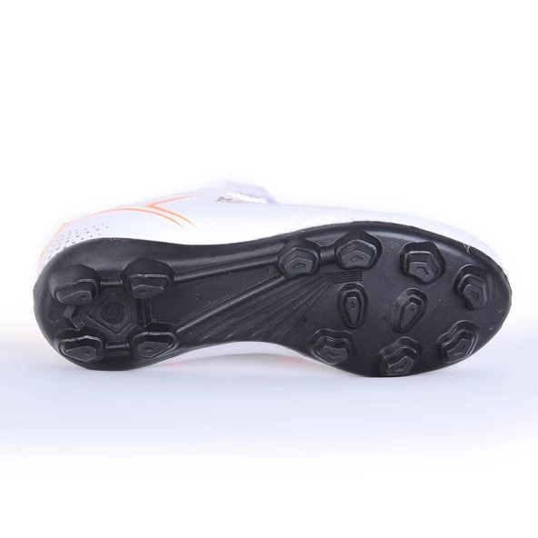 Mp 242-2103Ft Beyaz Cırtlı Krampon Erkek Çocuk Futbol Ayakkabı - 4