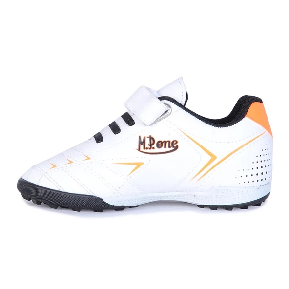 Mp 242-2102Ft Beyaz Cırtlı Halısaha Erkek Çocuk Futbol Ayakkabı - Resim 2