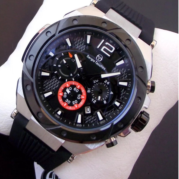 Sergio Tacchini ST.5.10003-1 Chronograph Sport Erkek Kol Saati
