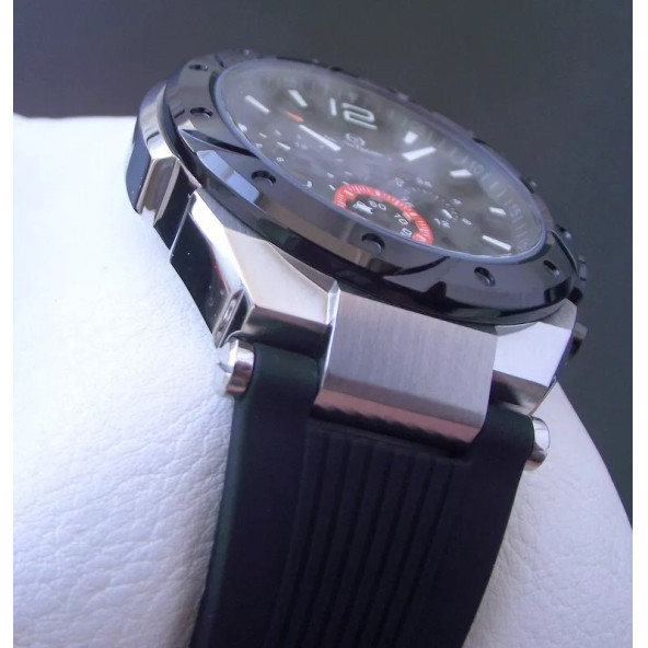 Sergio Tacchini ST.5.10003-1 Chronograph Sport Erkek Kol Saati - Resim 8