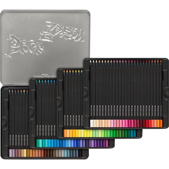 Faber Castell Black Edition Kuru Boya Kalemi 100 Renk