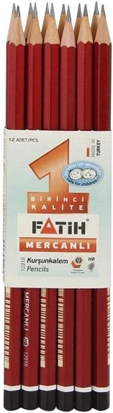 Fatih 12'li HB Mercanlı Kurşun Kalem