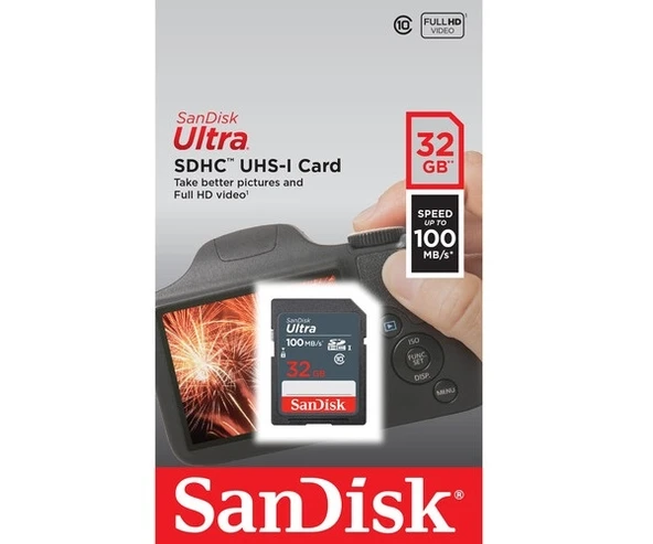 SanDisk 32GB Ultra Class 10 100MB/S Hafıza Kartı SDSDUNR-032G-GN3IN - 4