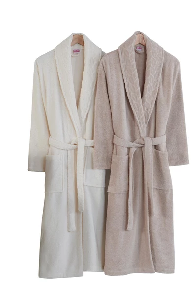 Nurpak Hazal 8 Parça Aile Bornoz Seti Kutulu - 10