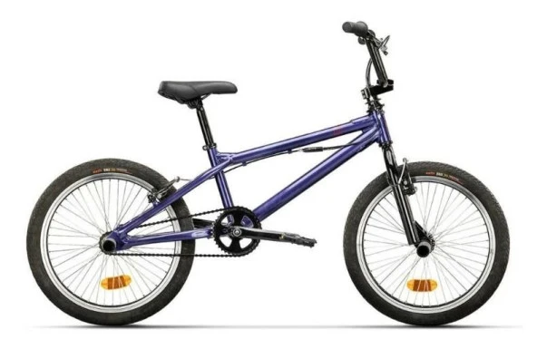 Carraro Conor Rave Bmx 20''Jant 27 Kadro 1 Vites V Fren Bisiklet Akrobasi Bisikleti Mor Siyah