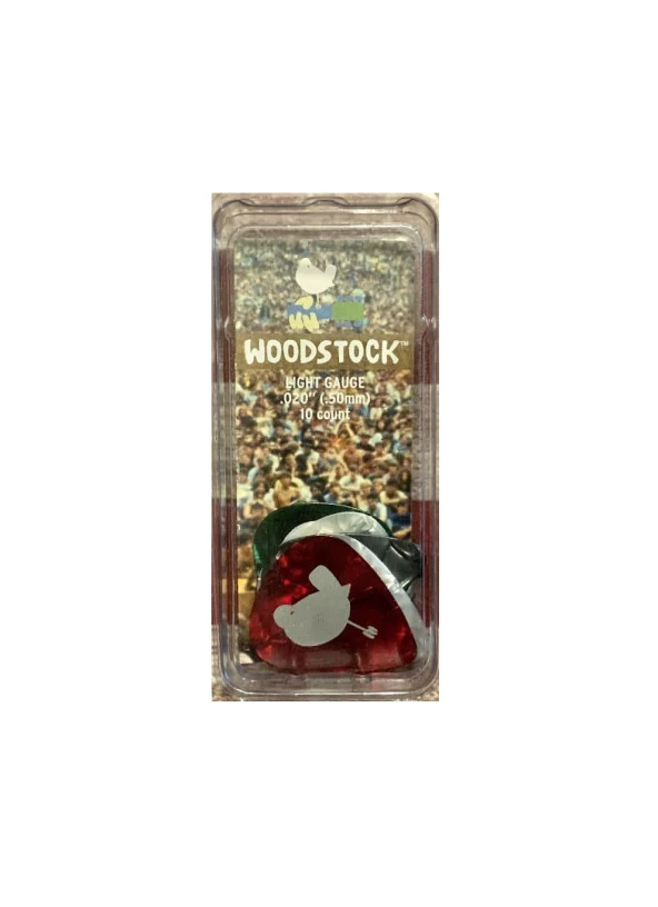 PLANET WAVES 1CAC2-10WS Woodstock Logolu 10 Adet İnce Pena 0.50mm - Resim 4