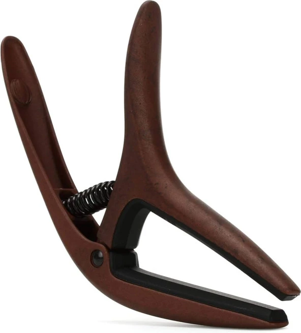 Ernie Ball P09602 Axis Dual Radius Capo Bronze Gitar Kapo - Resim 3
