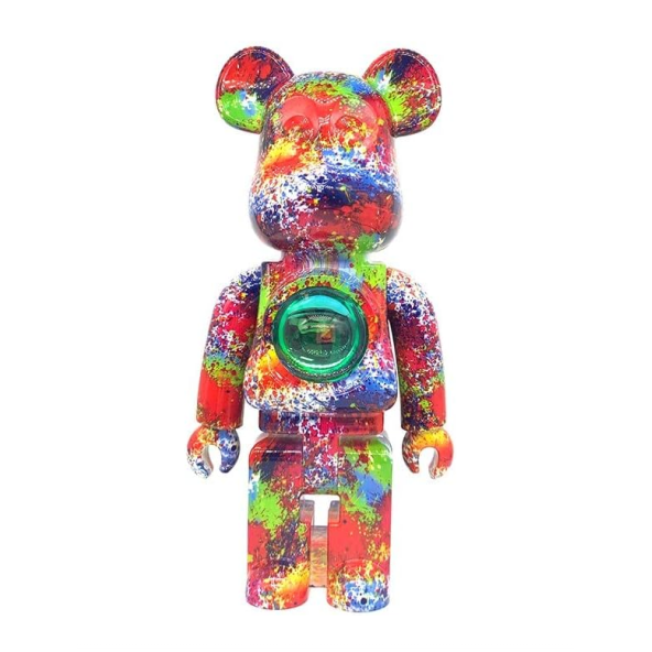 Sevimli  Kablosuz Bluetooth Ayıcık Desenli  Renkli Hoparlör - 2