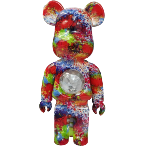 Sevimli  Kablosuz Bluetooth Ayıcık Desenli  Renkli Hoparlör - 4