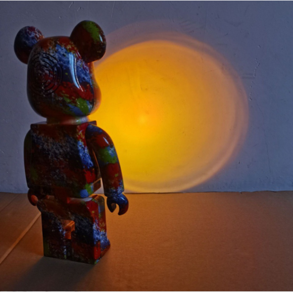 Sevimli  Kablosuz Bluetooth Ayıcık Desenli  Renkli Hoparlör - 5